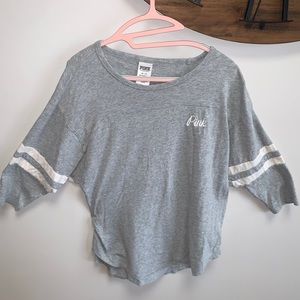 Pink, Victoria Secret Gray shirt XS/TP